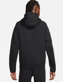 sudadera abierta hombre nike TECH FLEECE, negro