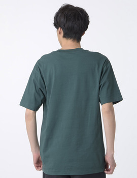 camiseta new balance manga corta hombre logo pequeño, verde