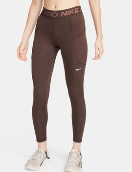 malla mujer NIKE PRO 365, MID-RISE 7/8 L, marrón