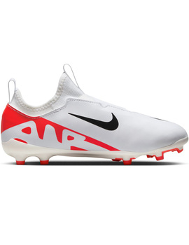 bota de fútbol nike  JR. MERCURIAL VAPOR 15 ACADEMY, blanco/rojo