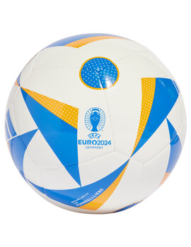 balón de fútbol adidas EURO24 CLB, blanco/naranja/azul
