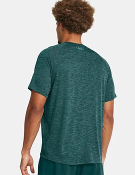camiseta técnica under armour hombre,manga corta verde