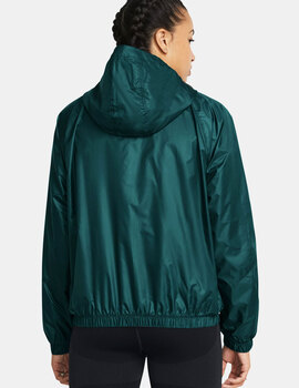 paravientos repelente de agua under armour mujer, verde