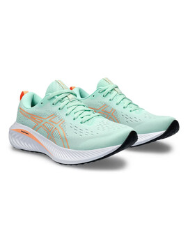 zapatilla mujer running asics GEL-EXCITE 10, verde/blanco