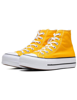 zapatilla converse mujer LIFT HI, amarillo