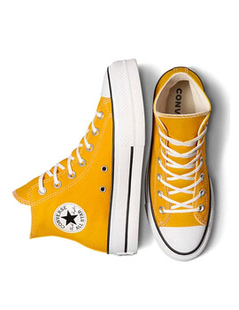 zapatilla converse mujer LIFT HI, amarillo