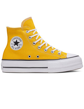 zapatilla converse mujer LIFT HI, amarillo