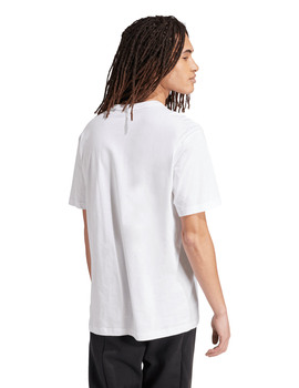 camiseta hombre adidas manga corta blanco