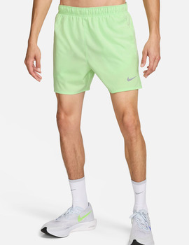 short running corto hombre nike CHALLENGER,  5" ,verde