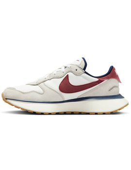 zapatilla mujer nike  PHOENIX WAFFLE, blanco/granate