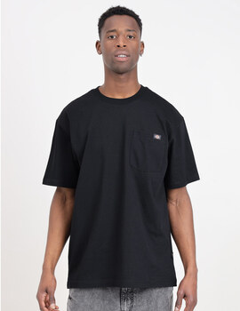 camiseta hombre  manga corta dickies con bolsillo LURAY, negro