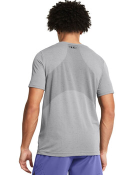 camiseta manga corta hombre  under armour, gris