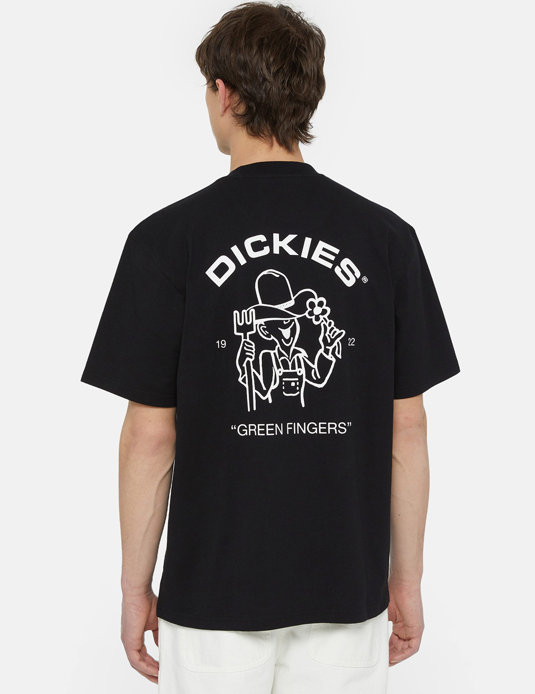 camiseta hombre manga corta dickies negro WAKEFIELD