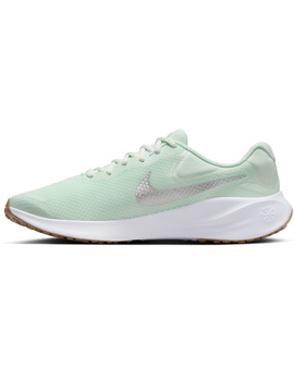 zapatilla mujer running nike  REVOLUTION 7 verde/plata