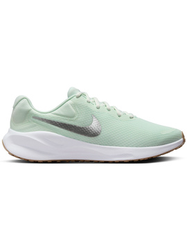 zapatilla mujer running nike  REVOLUTION 7 verde/plata