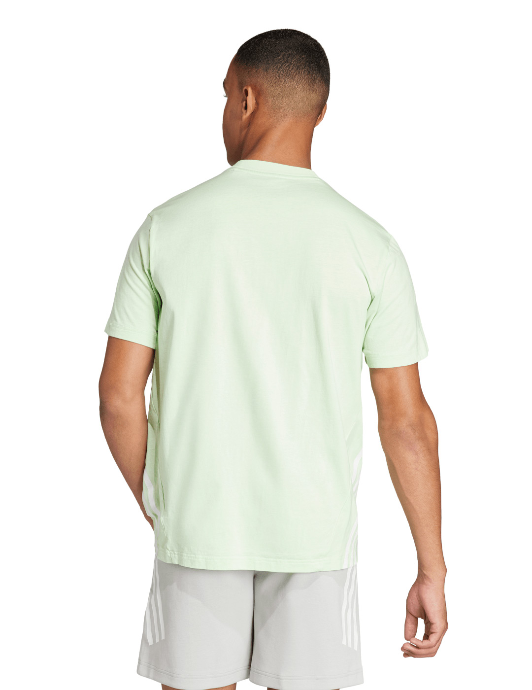camiseta hombre adidas manga corta verde