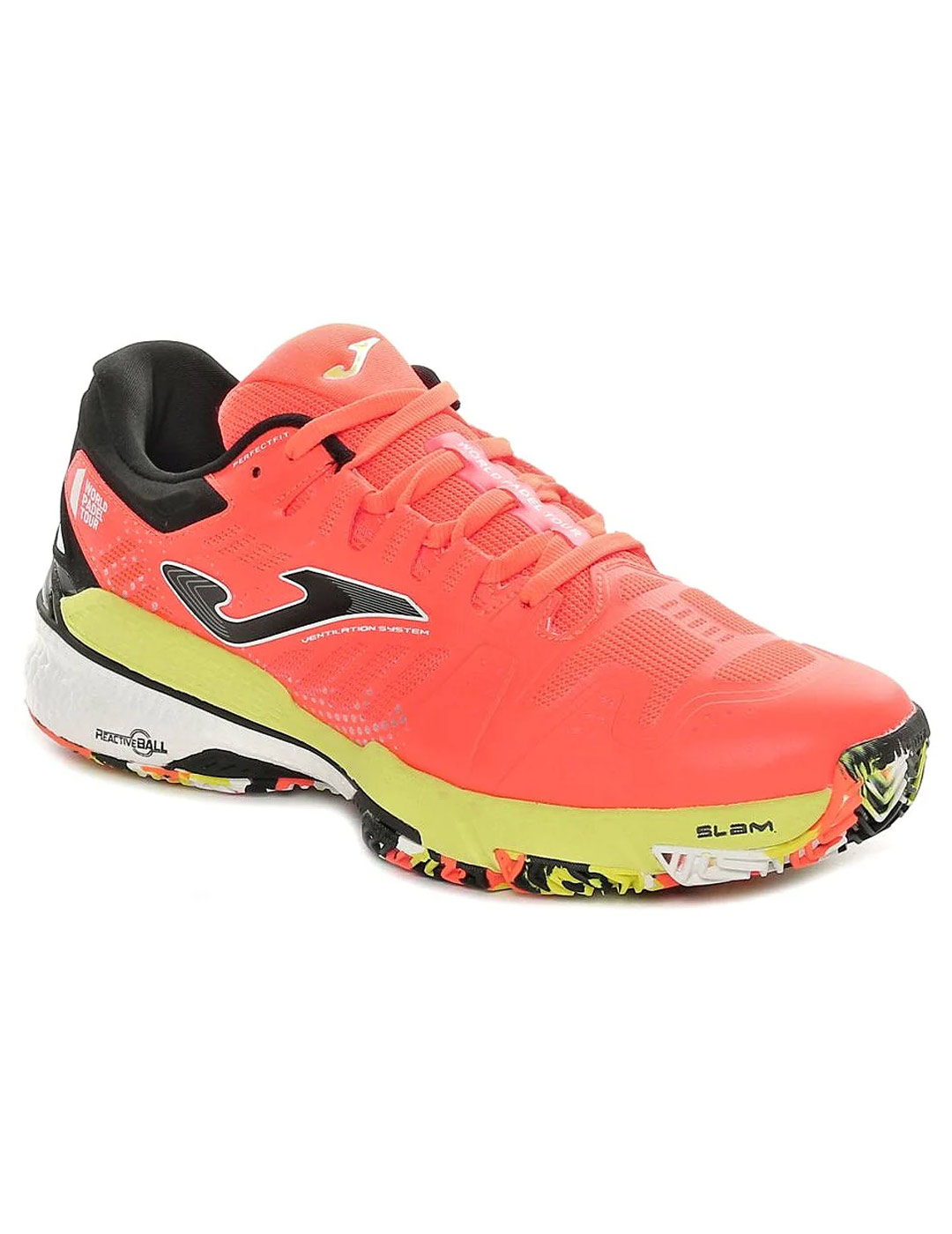 zapatilla padel joma world padel tour T.SLAM 2307, naranja/negro