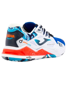 zapatilla de padel joma T.SPIN 2304, blanco/azul