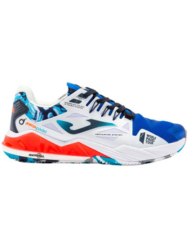 zapatilla de padel joma T.SPIN 2304, blanco/azul