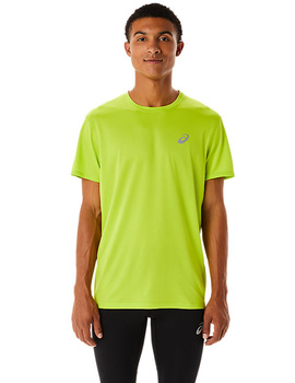 camiseta running asics manga corta CORE, verde