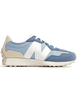 zapatilla new balance junior 327, celeste