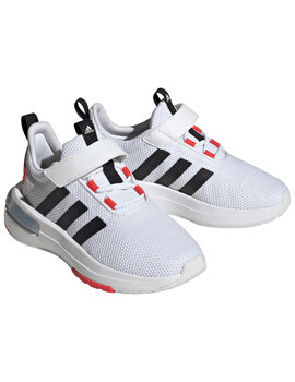 zapatilla adidas kid con velcro RACER TR23 blanco/negro