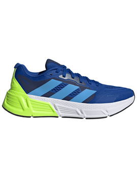 zapatilla running adidas QUESTAR 2 M, azulón/verde fluor