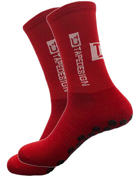 calcetines fútbol antideslizantes  TAPEDESIGN SUPERLIGHT, rojo