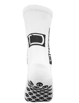 calcetines fútbol antideslizantes  TAPEDESIGN SUPERLIGHT, blanco