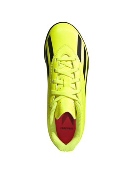 bota fútbol adidas junior turf X CRAZYFAST, amarillo/negro