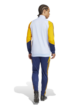 chandal Real Madrid junior 24/25 celeste/naranja/azul