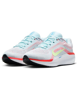 zapatilla nike running mujer WINFLO 11 , celeste/naranja/lima