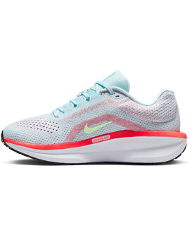 zapatilla nike running mujer WINFLO 11 , celeste/naranja/lima