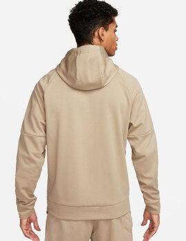 sudadera nike con capucha hombre THERMA , camel