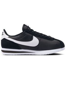 zapatilla mujer nike CORTEZ TEXTILE, negro/blanco