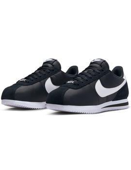 zapatilla mujer nike CORTEZ TEXTILE, negro/blanco
