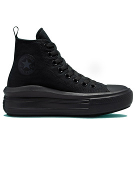 zapatillas Converse junior  MOVE HI negro