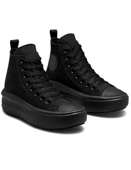 zapatillas Converse junior  MOVE HI negro