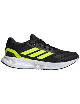 zapatilla running hombre adidas RUNFALCON 5, negro/verde fluor