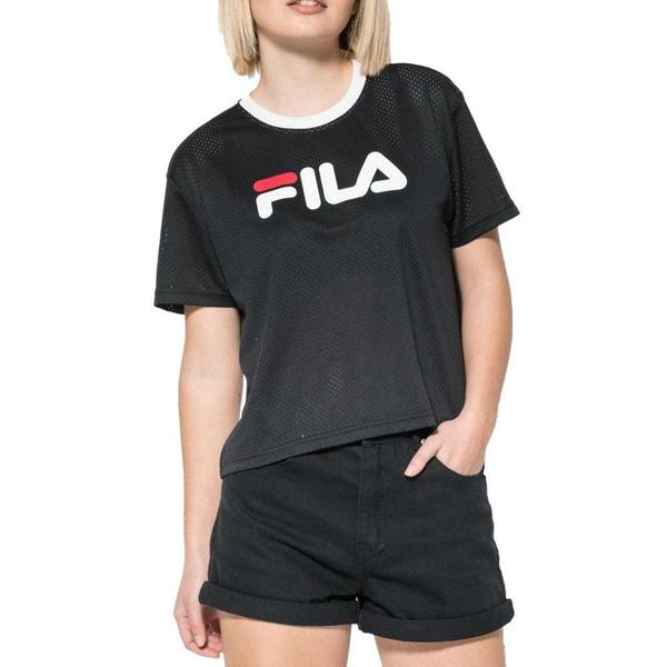 CAMISETA FILA PARA MUJER, MANGA CORTA, CALADO