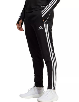 pantalón adidas hombre tres rayas, negro/blanco