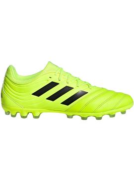 BOTA DE FUTBOL ADIDAS COPA 19.3 AG, VERDE FLUOR