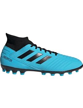 BOTA DE FUTBOL ADIDAS PREDATOR 19.3 AG, CELESTE