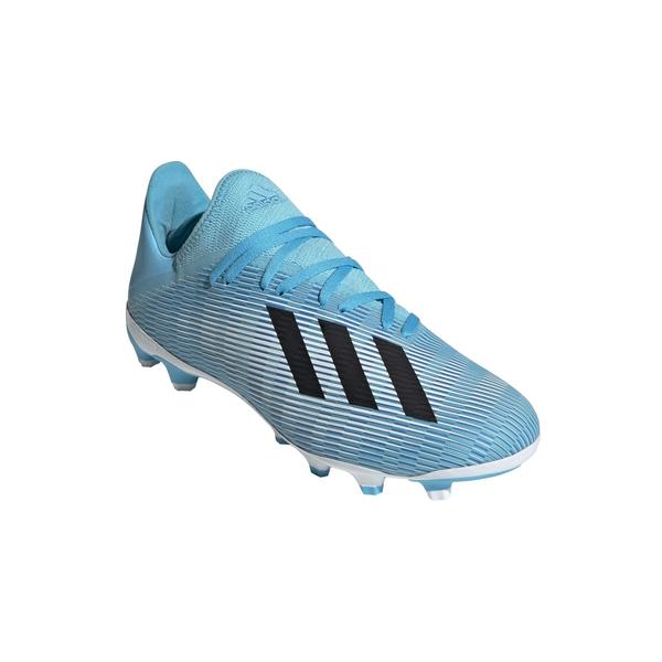 DE FUTBOL ADIDAS X 19.3 MG, CELESTE/BLANCO