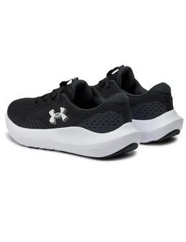 zapatilla trainning under armour hombre  CHARGED SURGE 4, negro/blanco