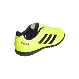 BOTA DE FUTBOL ADIDAS COPA 19.4 TURF JR. FLUOR