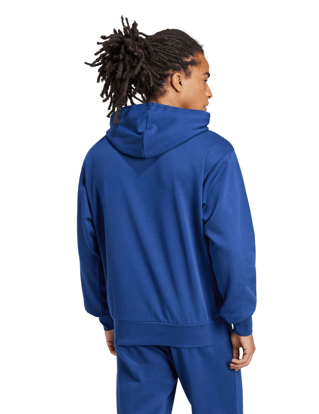 sudadera de capucha hombre adidas azulón