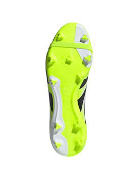 bota de fútbol adidas PREDATOR LEAGUE FT FG/MG, blanco/verde lima