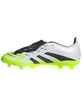 bota de fútbol adidas PREDATOR LEAGUE FT FG/MG, blanco/verde lima