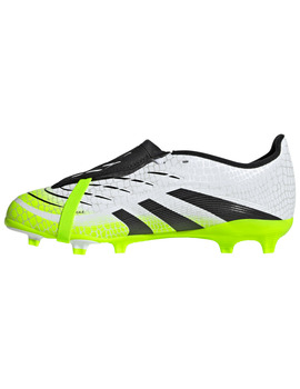 bota de fútbol adidas PREDATOR LEAGUE junior FT FG/MG, blanco/verde lima